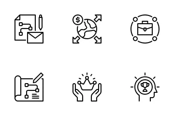Business Models And Strategies Icon Pack