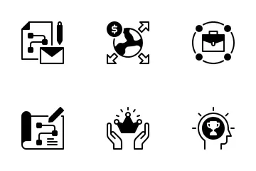 Business Models And Strategies Icon Pack