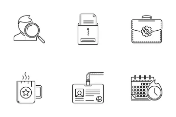 Business Outline Icon Pack
