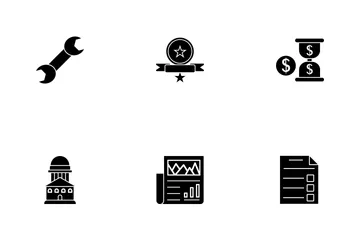 Business Part-2 Glyph-3 Icon Pack