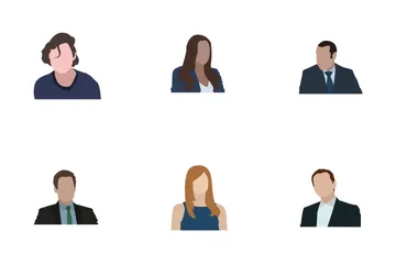  Business Persons Flat Icon Pack