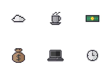 Business Pixel Icon Pack