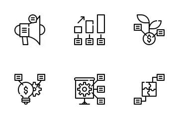 Business Plan Innovation Icon Pack