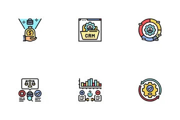Business Process Efficiency Icon Pack