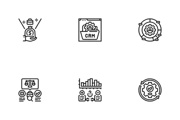 Business Process Efficiency Icon Pack