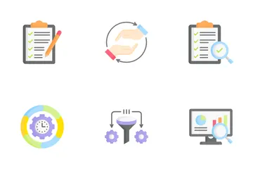 Business Process Reengineering Icon Pack