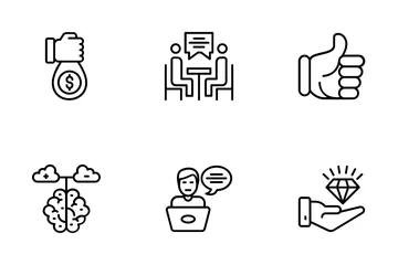 Business Project Planning Icon Pack