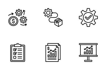 Business Projects Icon Pack