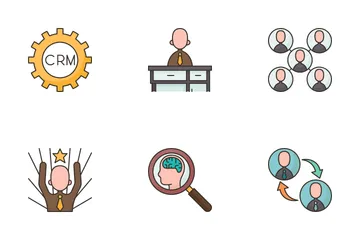 Business Recruitment Icon Pack