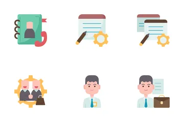 Business Recruitment Icon Pack