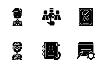 Business Recruitment Icon Pack