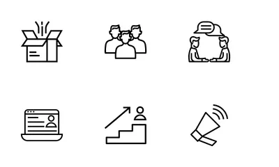 Business Recruitment Icon Pack