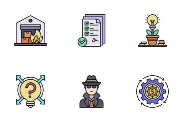 Business Risks Icon Pack