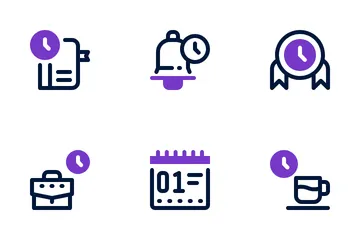 Business Schedule Icon Pack