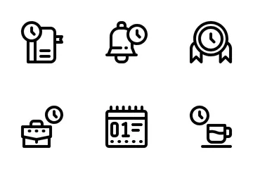 Business Schedule Icon Pack