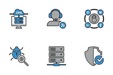 Business Security Line Icon Pack