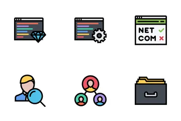 Business & Seo Colored Icon Pack