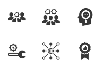Business Seo Elements Icon Pack