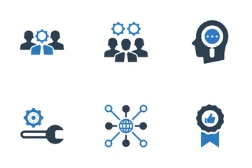 Business Seo Elements Icon Pack