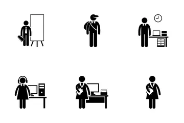 Business Staff Icon Pack