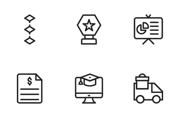 Business Strategy And Banking Finance Icon Pack