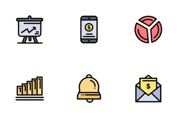 Business Strategy And Finance Icon Pack