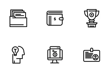 Business Strategy And Finance Icon Pack