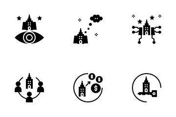 Business Strategy Concept Icon Pack