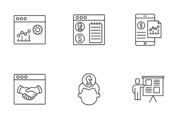 Business Strategy Icon Pack