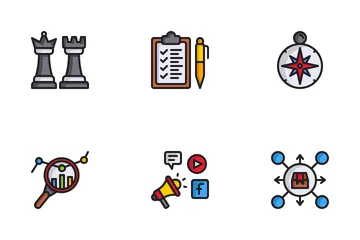 Business Strategy Icon Pack