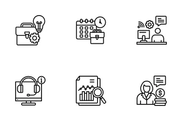 Business Support Services Icon Pack