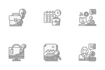 Business Support Services Icon Pack