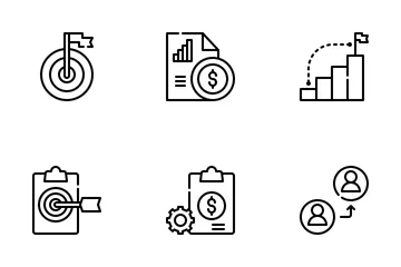Business Target Icon Pack
