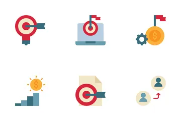 Business Target Icon Pack