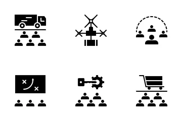 Business Teamwork Icon Pack