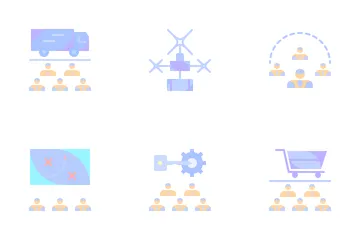 Business Teamwork Icon Pack