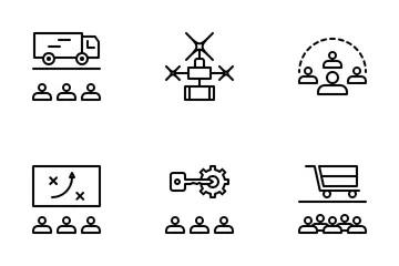 Business Teamwork Icon Pack