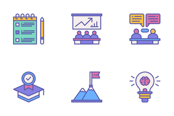 Business Training Icon Pack