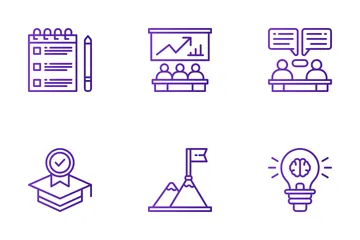 Business Training Icon Pack