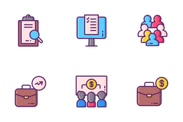 Business Training Icon Pack