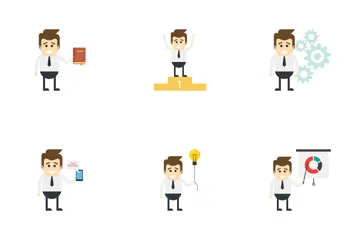 Businessman Activities  Icon Pack