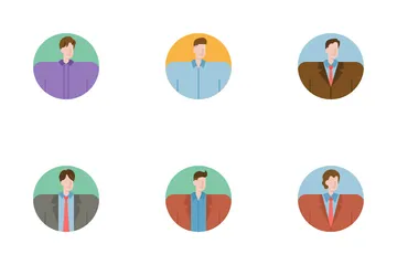 Businessman Avatar Icon Pack