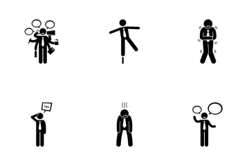 Businessman Characteristics Icon Pack