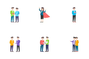 Businesspersons, Office Workers Icon Pack