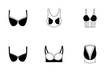 Büstenhalter Symbolpack