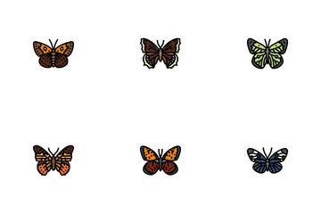 Butterfly Summer Spring Insect Icon Pack