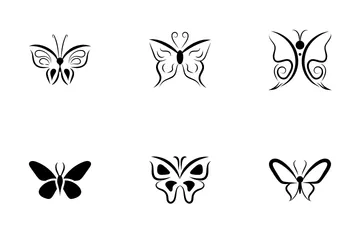 Butterfly Symbols Icon Pack