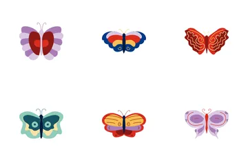 Butterfly Wing Pattern Icon Pack