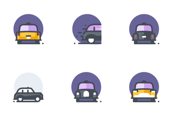 Cab Services Icon Pack