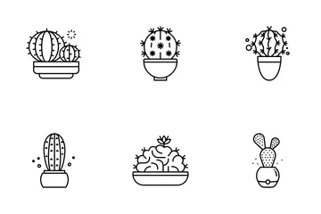 Cactus Paquete de Iconos